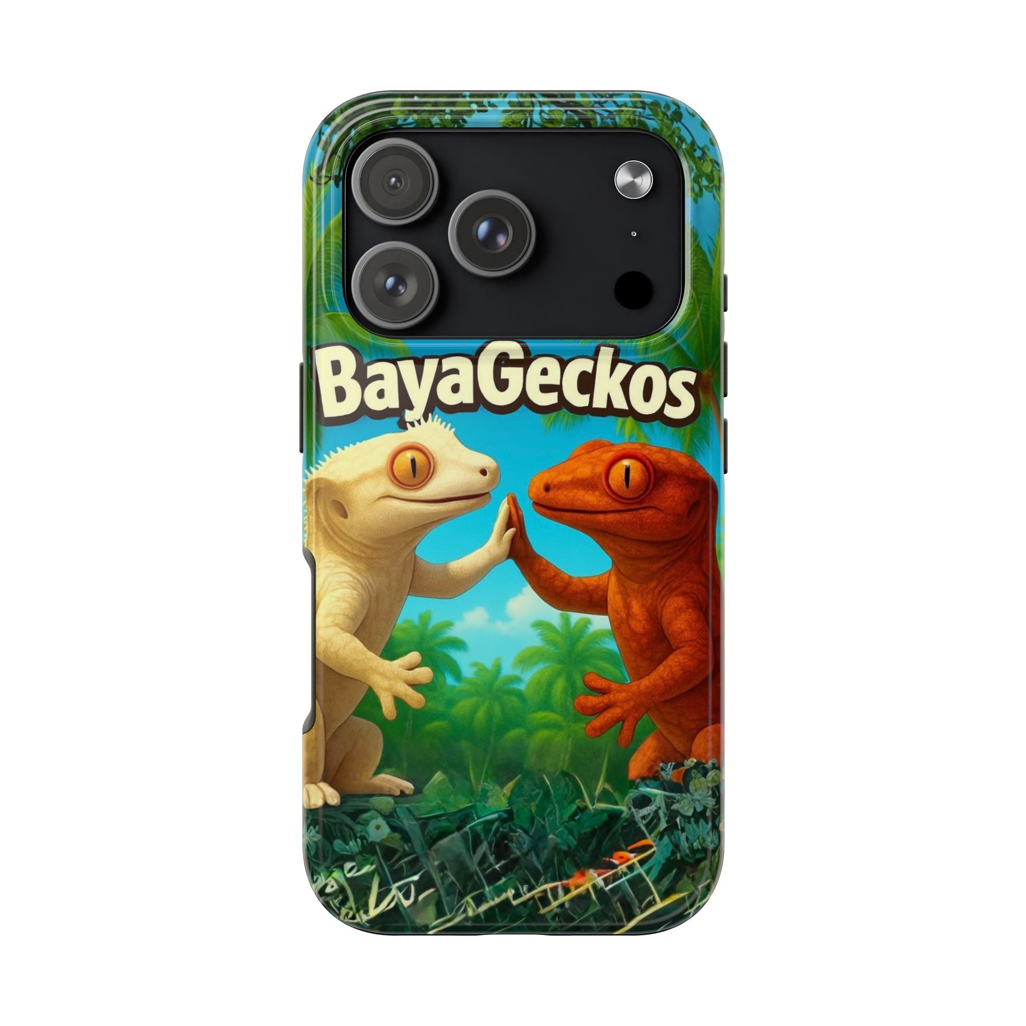 Tough Phone Case — BayaGeckos Tropical Gecko Design